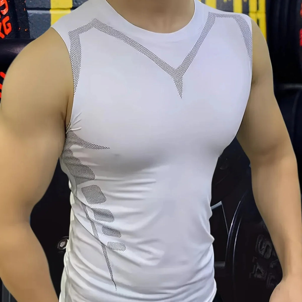 Men's Compression Sleeveless Training Shirt